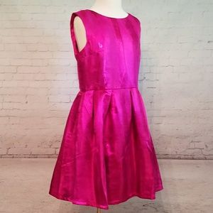 Metallic Fuschia Dress